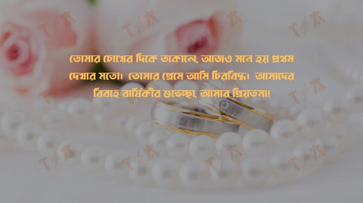 self marriage anniversary status in bangla