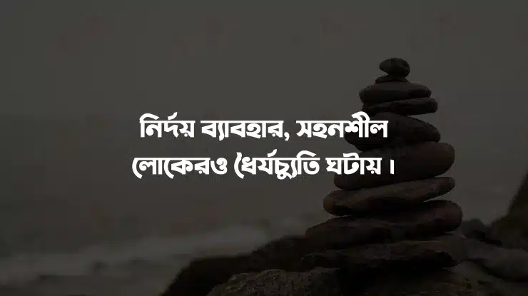 ধৈর্য নিয়ে ক্যাপশন ও উক্তি