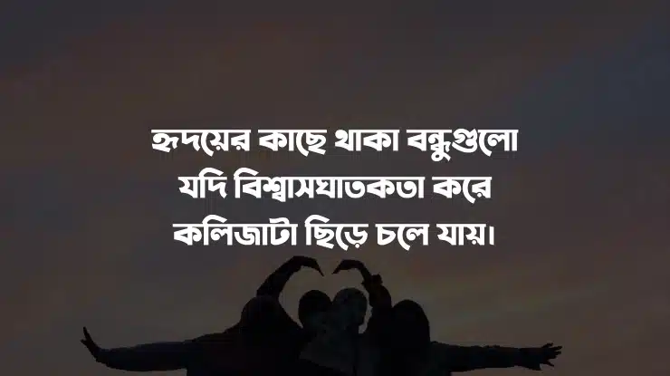 বন্ধু নিয়ে ফেসবুক স্ট্যাটাস ক্যাপশন