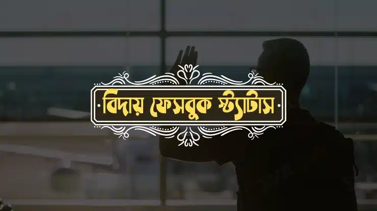 বিদায় ফেসবুক স্ট্যাটাস