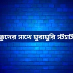 বন্ধুদের সাথে ঘুরাঘুরি স্ট্যাটাস