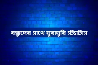 বন্ধুদের সাথে ঘুরাঘুরি স্ট্যাটাস